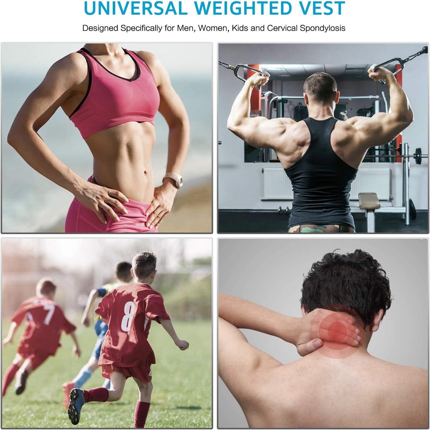 Weighted Vest for Enhanced Workouts - Adjustable for All Fitness Levels