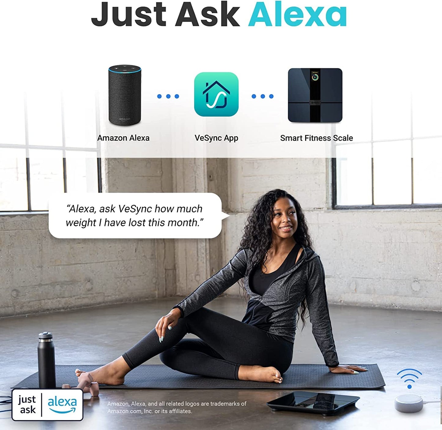 Smart Scale for Body Weight Fat, FSA HSA Eligible, Digital Bathroom Weighing Machine for Accurate BMI Muscle Mass Composition, Home Use Apple Health Compatible Fitness Equipment