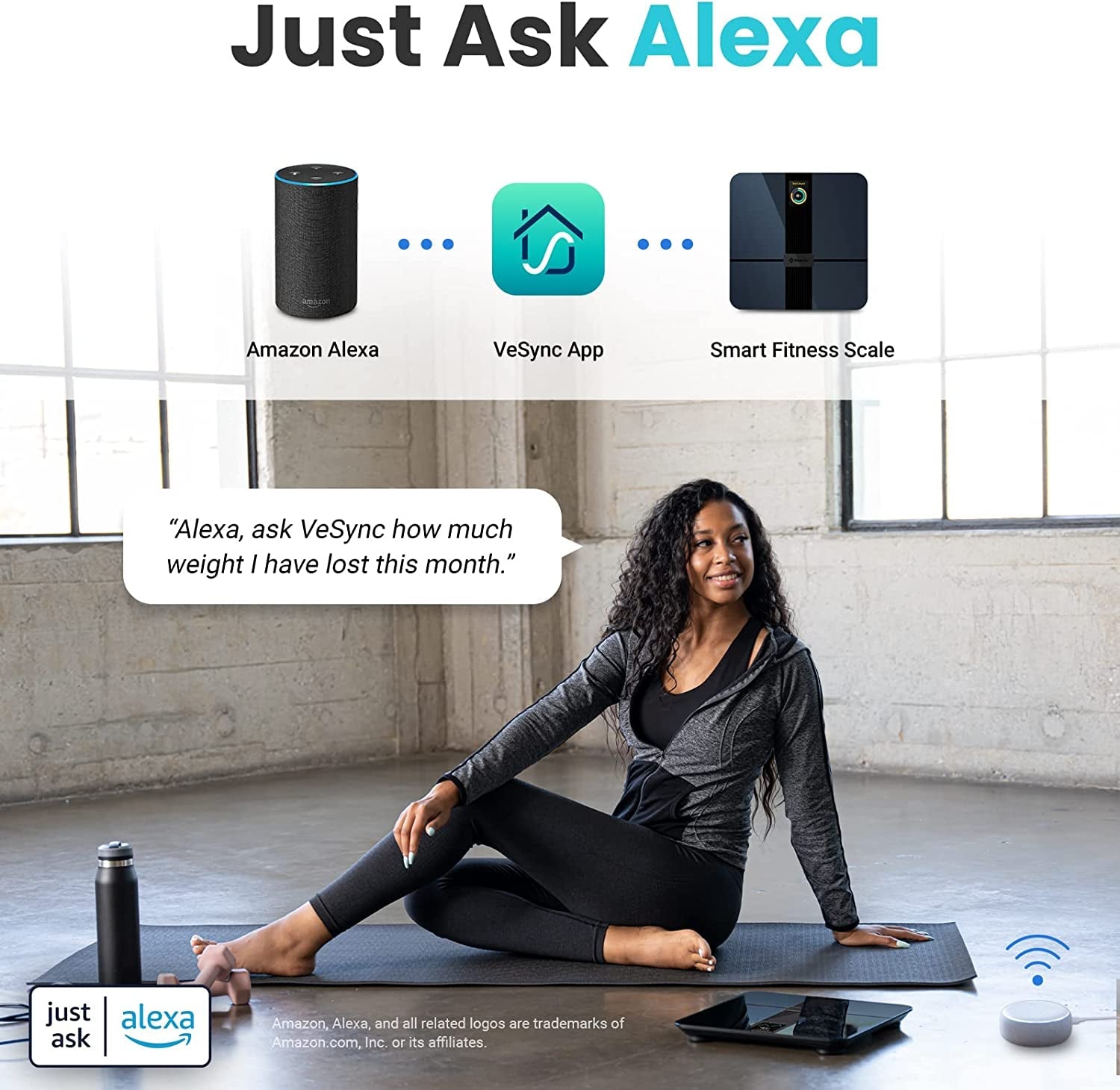 Smart Scale for Body Weight Fat, FSA HSA Eligible, Digital Bathroom Weighing Machine for Accurate BMI Muscle Mass Composition, Home Use Apple Health Compatible Fitness Equipment