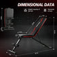 Weight Bench Press, Strength Training Adjustable Workout Benches for Full Body, Gym Benches for Incline Decline Exercise