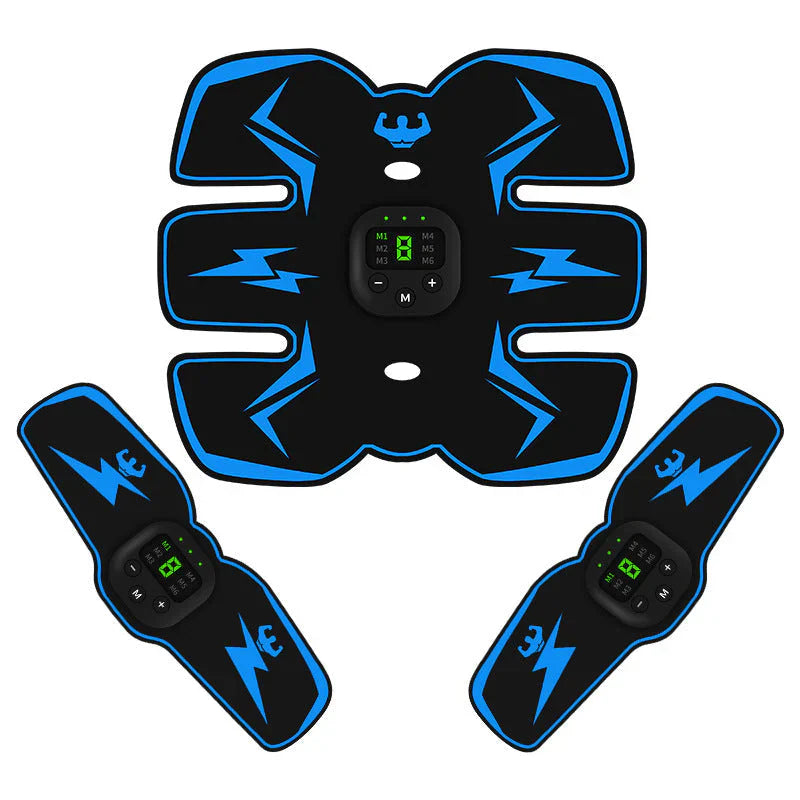 Rechargeable ABS Muscle Stimulator – Wireless Ab Toner with 8 Modes & 29 Intensity Levels