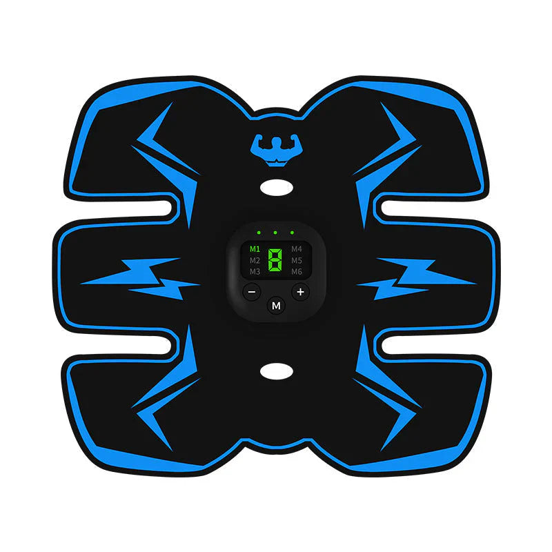 Rechargeable ABS Muscle Stimulator – Wireless Ab Toner with 8 Modes & 29 Intensity Levels