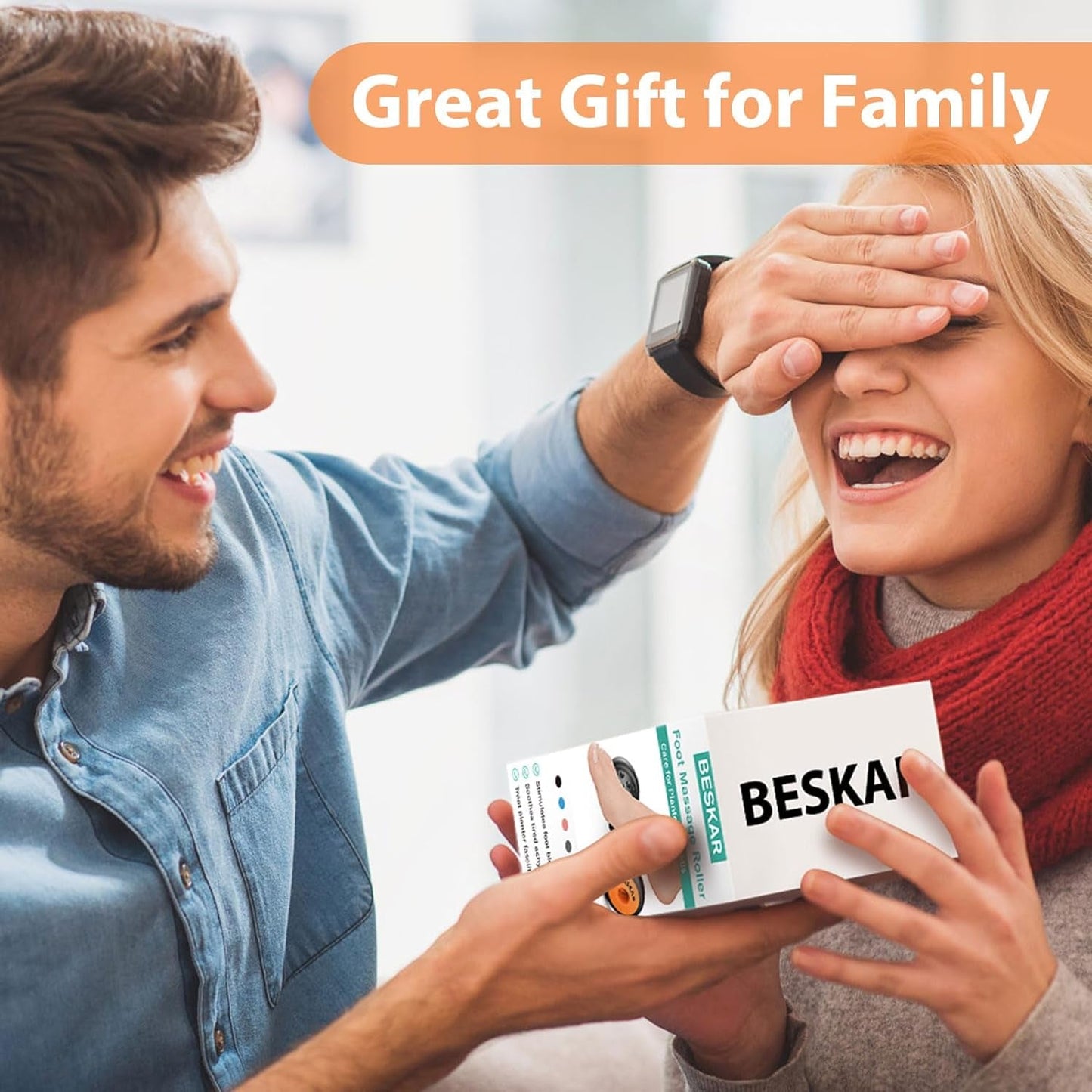 Foot Massager Roller for Plantar Fasciitis Relief, Portable, Deep Tissue Muscle Massage, Foot Arch and Heel Pain, Reflexology Tool