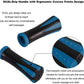 Muscle Roller Stick for Athletes - Body Massage Stick - Release Myofascial Trigger Points Reduce Muscle Soreness Tightness Leg Cramps & Back Pain for Physical Therapy & Recovery (Blue 1)