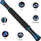 Muscle Roller Stick for Athletes - Body Massage Stick - Release Myofascial Trigger Points Reduce Muscle Soreness Tightness Leg Cramps & Back Pain for Physical Therapy & Recovery (Blue 1)
