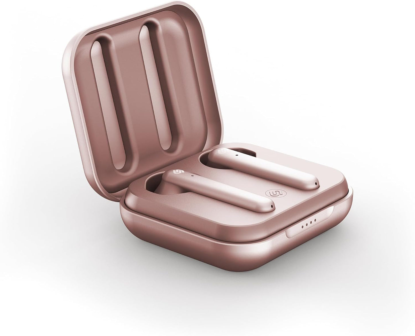 True Wireless Earbuds - over 20 Hours Playtime, IPX4 Waterproof Earphones, Bluetooth 5.0 Headphones, Touch Controls & Enhanced Microphone for Clear Calling, Stockholm Plus, Rose Gold