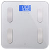 Smart Digital Bathroom Scale, Measures Body Weight, BMI, Body Fat, Muscle Mass, and Water Percentage, 400 Lbs Capacity, Ash Grey