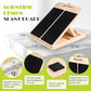 MobilEase™ 2-in-1 Balance + Portable Wooden Slant Board + Free 2 Pack Knee Braces for Pain Relief