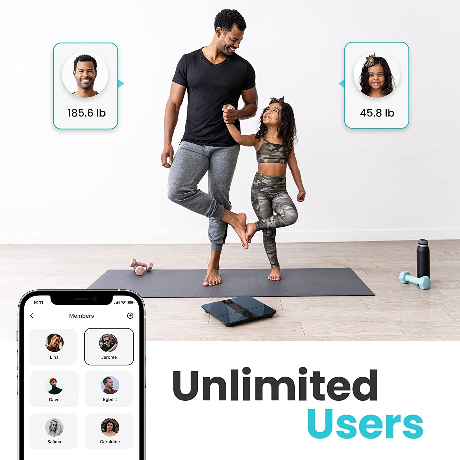 Smart Scale for Body Weight Fat, FSA HSA Eligible, Digital Bathroom Weighing Machine for Accurate BMI Muscle Mass Composition, Home Use Apple Health Compatible Fitness Equipment