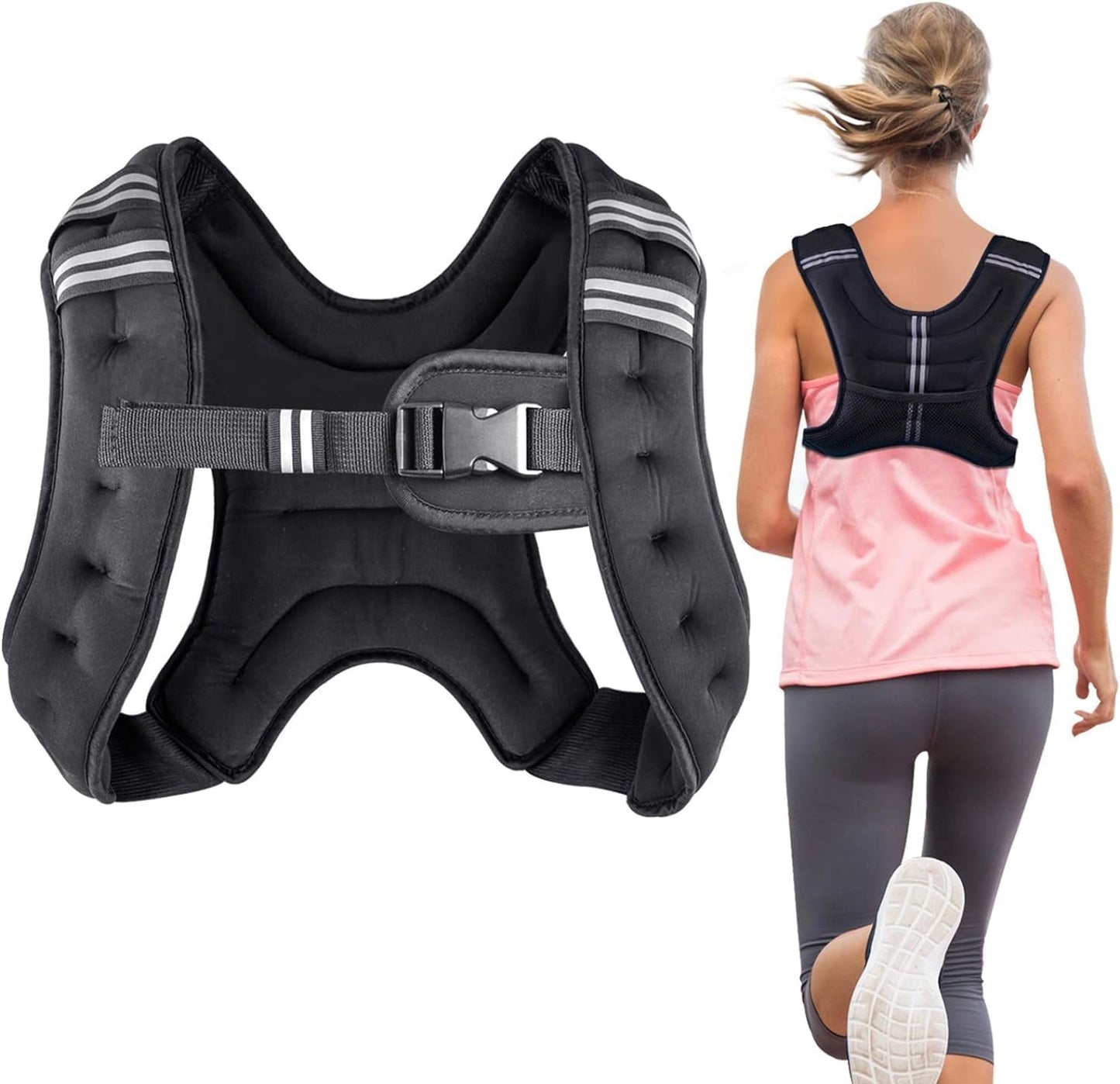 Weighted Vest for Enhanced Workouts - Adjustable for All Fitness Levels