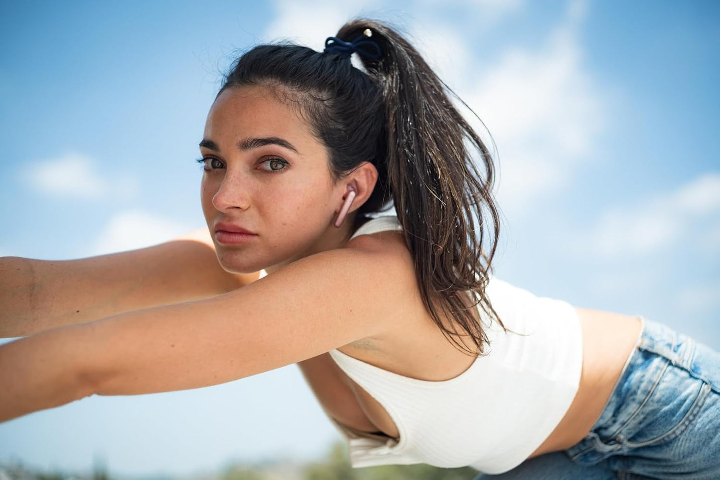 True Wireless Earbuds - over 20 Hours Playtime, IPX4 Waterproof Earphones, Bluetooth 5.0 Headphones, Touch Controls & Enhanced Microphone for Clear Calling, Stockholm Plus, Rose Gold