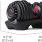 Selecttech 552 Adjustable Dumbbells