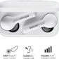 Bassline True Wireless Earbuds - Bluetooth In-Ear Headphones, Water/Sweat Resistant, Compact Travel Charging Case, Instant Connection, TWS (White)