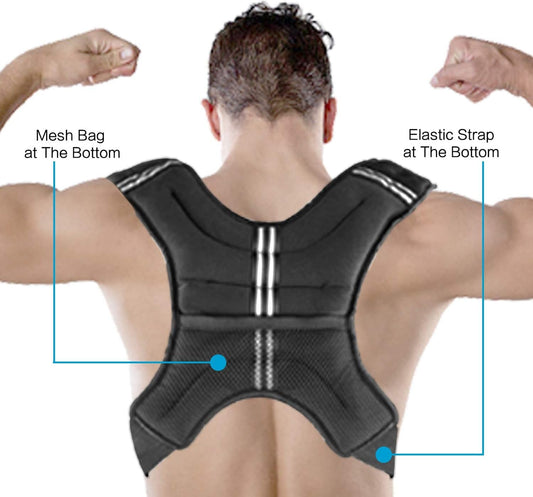 Weighted Vest for Enhanced Workouts - Adjustable for All Fitness Levels
