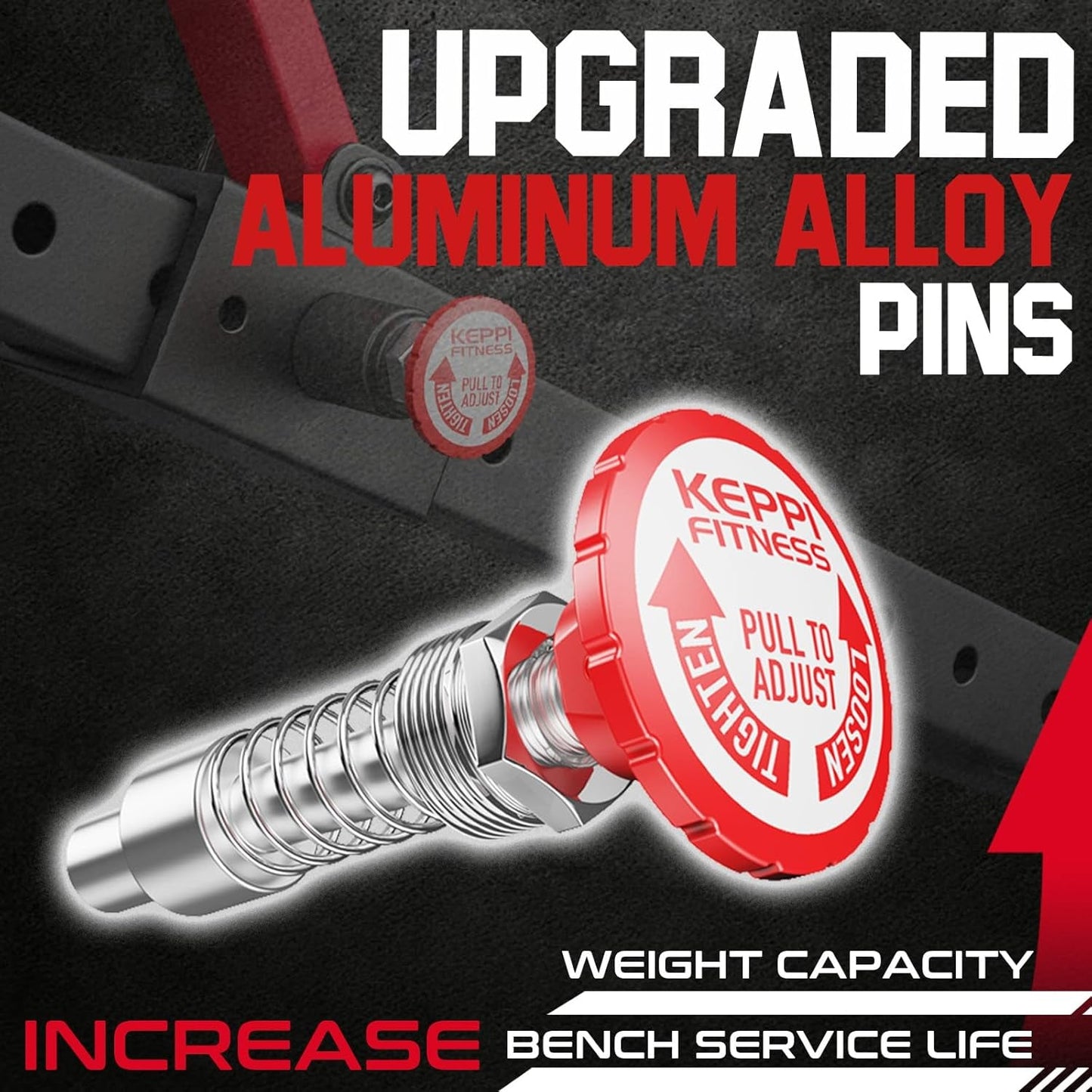 900LB Weight Bench, Adjustable Foldable Workout Bench Press for Full Body Strength Training, Incline Decline Bench with Fast Folding - New Version