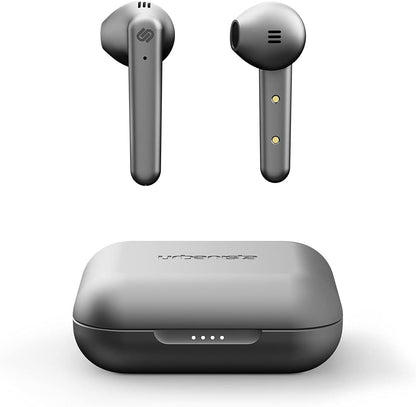 True Wireless Earbuds - over 20 Hours Playtime, IPX4 Waterproof Earphones, Bluetooth 5.0 Headphones, Touch Controls & Enhanced Microphone for Clear Calling, Stockholm Plus, Titanium