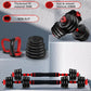 Adjustable Dumbbells, 10/25/35/55/70/90Lbs Free Weight Set with Connector, 4 In1 Dumbbells Set Used as Barbell, Kettlebells, Push up Stand, Fitness Exercises for Home Gym Suitable Men/Women