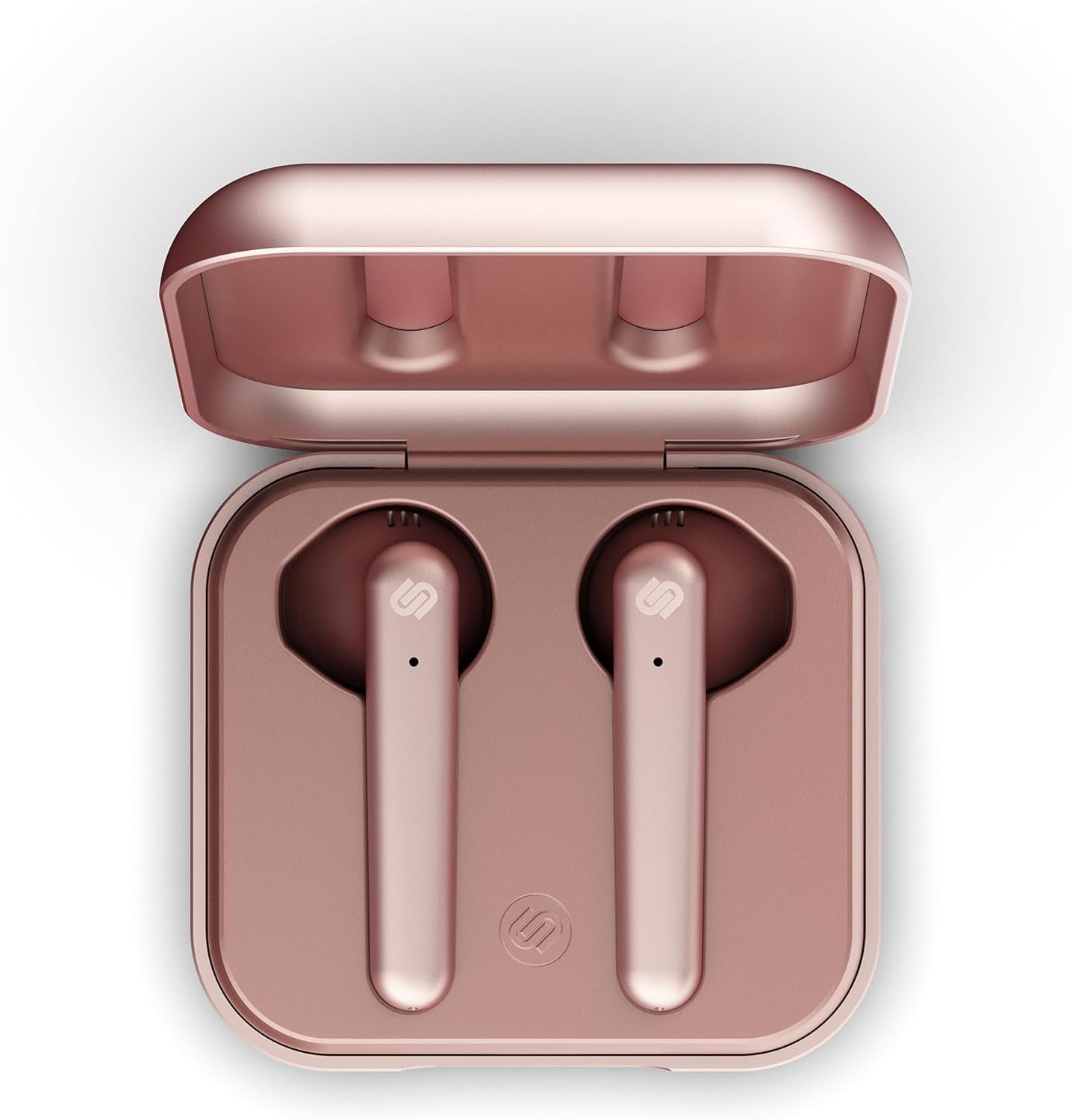 True Wireless Earbuds - over 20 Hours Playtime, IPX4 Waterproof Earphones, Bluetooth 5.0 Headphones, Touch Controls & Enhanced Microphone for Clear Calling, Stockholm Plus, Rose Gold